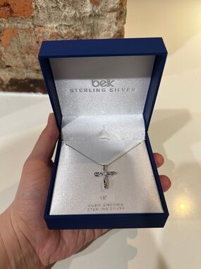 Sterling Silver Cross Necklace